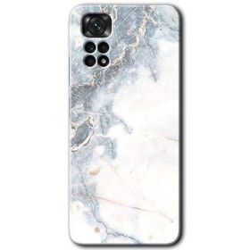 Xiaomi Redmi Note 11 5G Global White Marble Baskılı Uyumlu Silikon Kılıf