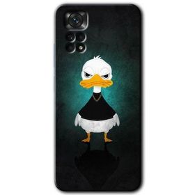 Xiaomi Redmi Note 11 Pro 5G Angry Duck Baskılı Uyumlu Silikon Kılıf