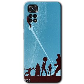 Xiaomi Redmi Note 11 Pro 5G Avengers Team Baskılı Uyumlu Silikon Kılıf