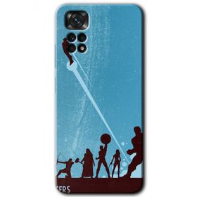 Xiaomi Redmi Note 11 Pro 5G Avengers Team Baskılı Uyumlu Silikon Kılıf