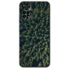 Xiaomi Redmi Note 11 Pro 5G Çam Ağacı Ormanı Baskılı Uyumlu Silikon Kılıf