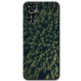 Xiaomi Redmi Note 11 Pro 5G Çam Ağacı Ormanı Baskılı Uyumlu Silikon Kılıf