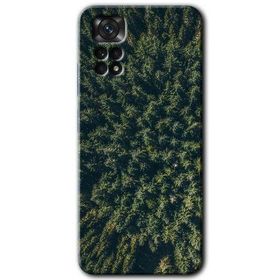 Xiaomi Redmi Note 11 Pro 5G Çam Ağacı Ormanı Baskılı Uyumlu Silikon Kılıf