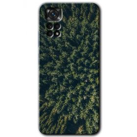 Xiaomi Redmi Note 11 Pro 5G Çam Ağacı Ormanı Baskılı Uyumlu Silikon Kılıf