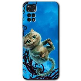 Xiaomi Redmi Note 11 Pro 5G Çılgın Kedi Baskılı Uyumlu Silikon Kılıf