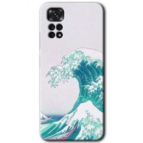 Xiaomi Redmi Note 11 Pro 5G Dalga Baskılı Uyumlu Silikon Kılıf