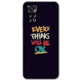 Xiaomi Redmi Note 11 Pro 5G Everything Baskılı Uyumlu Silikon Kılıf