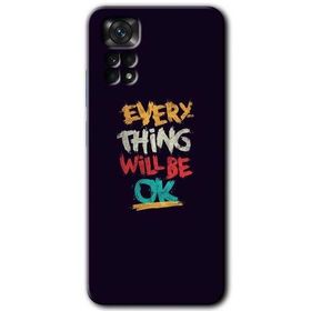 Xiaomi Redmi Note 11 Pro 5G Everything Baskılı Uyumlu Silikon Kılıf