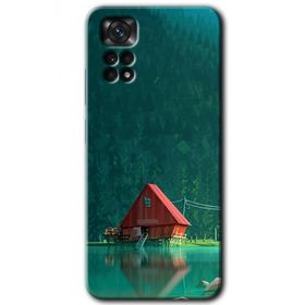 Xiaomi Redmi Note 11 Pro 5G House in Woods Baskılı Uyumlu Silikon Kılıf