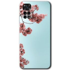 Xiaomi Redmi Note 11 Pro 5G Japon Çiçeği Baskılı Uyumlu Silikon Kılıf