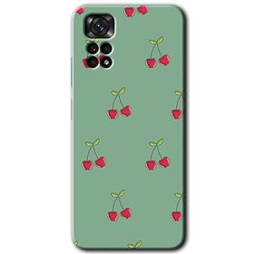 Xiaomi Redmi Note 11 Pro 5G Kiraz Berry Baskılı Uyumlu Silikon Kılıf