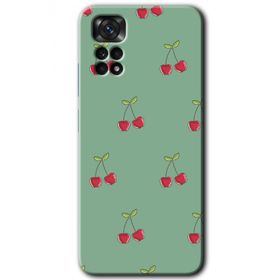 Xiaomi Redmi Note 11 Pro 5G Kiraz Berry Baskılı Uyumlu Silikon Kılıf