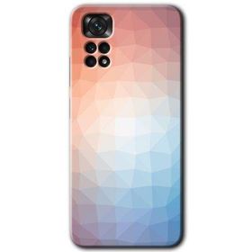 Xiaomi Redmi Note 11 Pro 5G Polygon Graident 3 Baskılı Uyumlu Silikon Kılıf