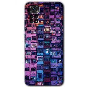 Xiaomi Redmi Note 11 Pro 5G Şehir Görünümü Baskılı Uyumlu Silikon Kılıf
