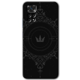 Xiaomi Redmi Note 11 Pro 5G Siyah Mandala 1 Baskılı Uyumlu Silikon Kılıf