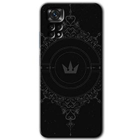 Xiaomi Redmi Note 11 Pro 5G Siyah Mandala 1 Baskılı Uyumlu Silikon Kılıf