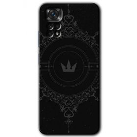 Xiaomi Redmi Note 11 Pro 5G Siyah Mandala 1 Baskılı Uyumlu Silikon Kılıf