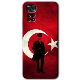 Xiaomi Redmi Note 11 Pro 5G Siyah Mermer Desenli Y Harfi Baskılı Uyumlu Silikon Kılıf