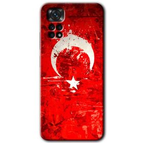 Xiaomi Redmi Note 11 Pro 5G Siyah Mermer Desenli Y Harfi Baskılı Uyumlu Silikon Kılıf