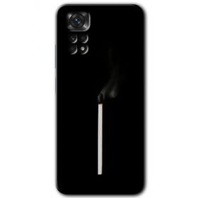 Xiaomi Redmi Note 11 Pro 5G Sönmüş Kibrit Baskılı Uyumlu Silikon Kılıf