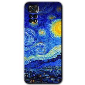 Xiaomi Redmi Note 11 Pro 5G Starry Night Baskılı Uyumlu Silikon Kılıf