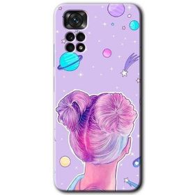 Xiaomi Redmi Note 11 Pro 5G Uzaylı Kız Baskılı Uyumlu Silikon Kılıf