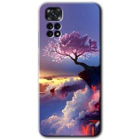 Xiaomi Redmi Note 11 Pro 5G Wash Red Wall Baskılı Uyumlu Silikon Kılıf