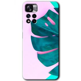 Xiaomi Redmi Note 11 Pro Plus 5G 3D Yaprak Baskılı Uyumlu Silikon Kılıf