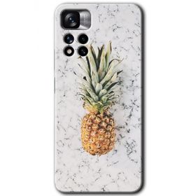 Xiaomi Redmi Note 11 Pro Plus 5G Ananas Baskılı Uyumlu Silikon Kılıf