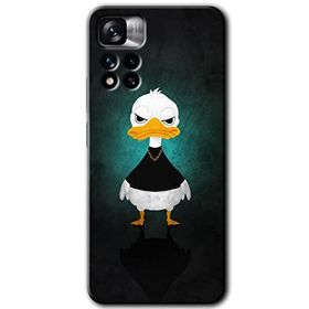 Xiaomi Redmi Note 11 Pro Plus 5G Angry Duck Baskılı Uyumlu Silikon Kılıf