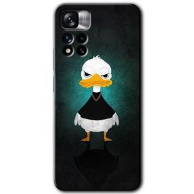 Xiaomi Redmi Note 11 Pro Plus 5G Angry Duck Baskılı Uyumlu Silikon Kılıf