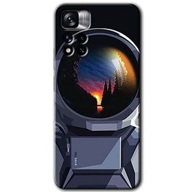 Xiaomi Redmi Note 11 Pro Plus 5G Astronot Baskılı Uyumlu Silikon Kılıf