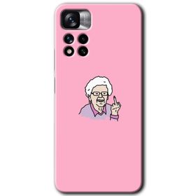 Xiaomi Redmi Note 11 Pro Plus 5G Bad Grandmother Baskılı Uyumlu Silikon Kılıf