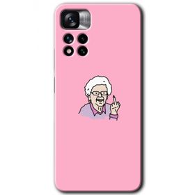 Xiaomi Redmi Note 11 Pro Plus 5G Bad Grandmother Baskılı Uyumlu Silikon Kılıf