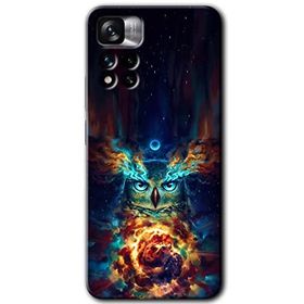 Xiaomi Redmi Note 11 Pro Plus 5G Ballı Baykuş Baskılı Uyumlu Silikon Kılıf