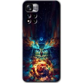 Xiaomi Redmi Note 11 Pro Plus 5G Ballı Baykuş Baskılı Uyumlu Silikon Kılıf