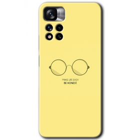 Xiaomi Redmi Note 11 Pro Plus 5G Be Honest Baskılı Uyumlu Silikon Kılıf