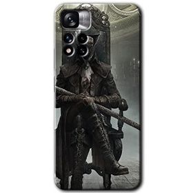 Xiaomi Redmi Note 11 Pro Plus 5G Bloodborne Hunters Baskılı Uyumlu Silikon Kılıf