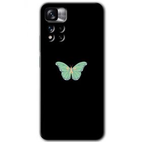 Xiaomi Redmi Note 11 Pro Plus 5G Butterfly Tree Baskılı Uyumlu Silikon Kılıf