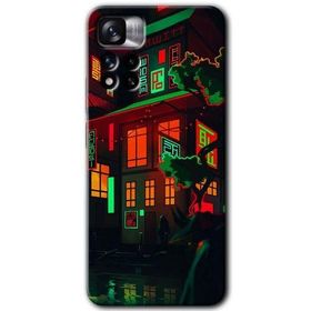Xiaomi Redmi Note 11 Pro Plus 5G China Street Baskılı Uyumlu Silikon Kılıf