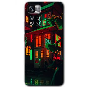 Xiaomi Redmi Note 11 Pro Plus 5G China Street Baskılı Uyumlu Silikon Kılıf