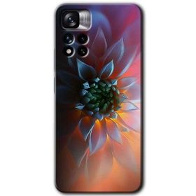 Xiaomi Redmi Note 11 Pro Plus 5G Çiçek Motif Baskılı Uyumlu Silikon Kılıf
