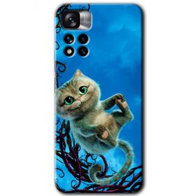 Xiaomi Redmi Note 11 Pro Plus 5G Çılgın Kedi Baskılı Uyumlu Silikon Kılıf