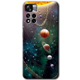 Xiaomi Redmi Note 11 Pro Plus 5G Cosmos Baskılı Uyumlu Silikon Kılıf