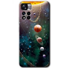 Xiaomi Redmi Note 11 Pro Plus 5G Cosmos Baskılı Uyumlu Silikon Kılıf