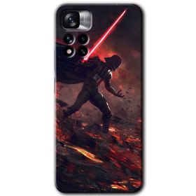 Xiaomi Redmi Note 11 Pro Plus 5G Darh Vader Wars Baskılı Uyumlu Silikon Kılıf