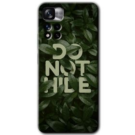 Xiaomi Redmi Note 11 Pro Plus 5G Do Not Hide Baskılı Uyumlu Silikon Kılıf