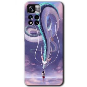 Xiaomi Redmi Note 11 Pro Plus 5G Dragon Snake Baskılı Uyumlu Silikon Kılıf