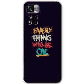 Xiaomi Redmi Note 11 Pro Plus 5G Everything Baskılı Uyumlu Silikon Kılıf