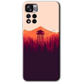 Xiaomi Redmi Note 11 Pro Plus 5G Gözlem Kulesi Baskılı Uyumlu Silikon Kılıf
